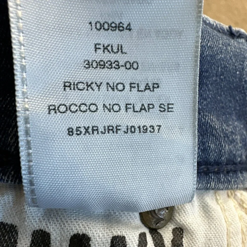 True‎ Religion Jeans Men’s Size 38X35 Rocco Blue Denim Preppy Relaxed Skinny